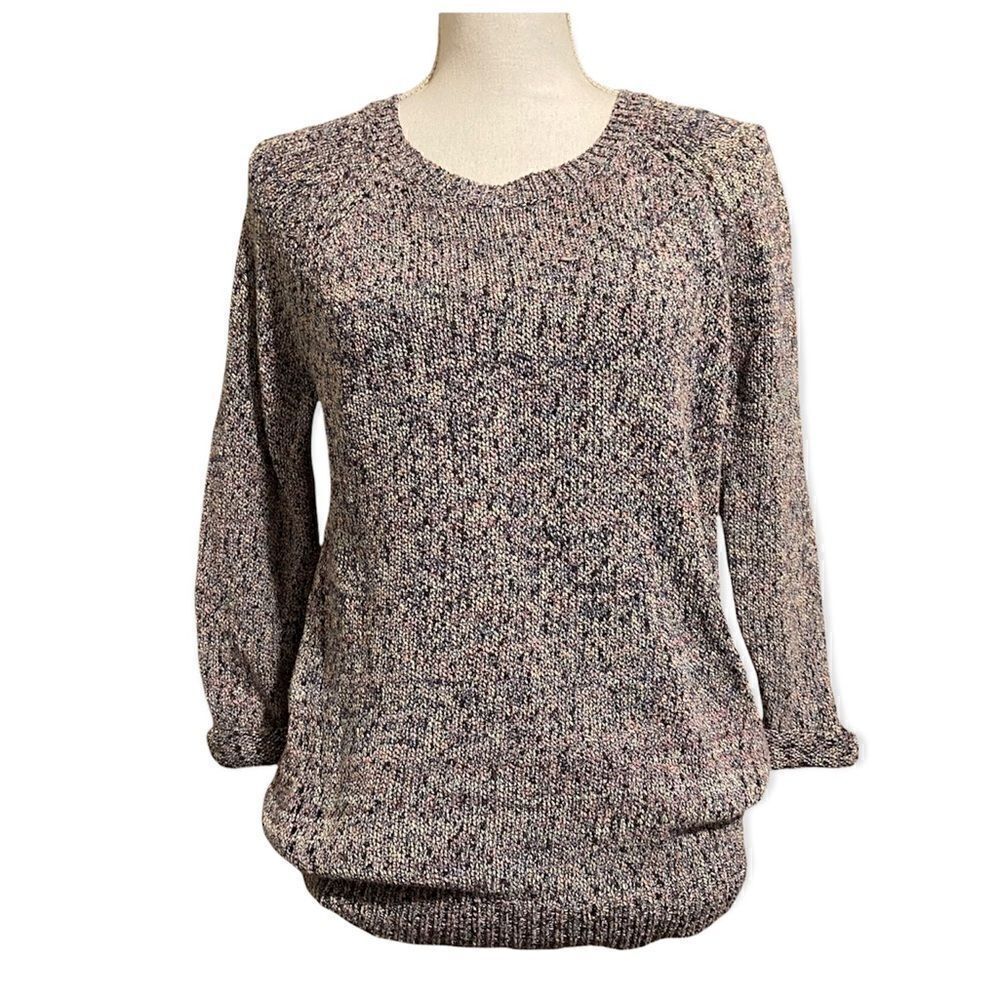 Pea in the Pod Marled Thick Knit Sweater